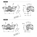 Talos X75 High-Performance Monoblock Motorcycle Brake Caliper Braking System Talos X75 High-Performance Monoblock Motorcycle Brake Caliper Braking System